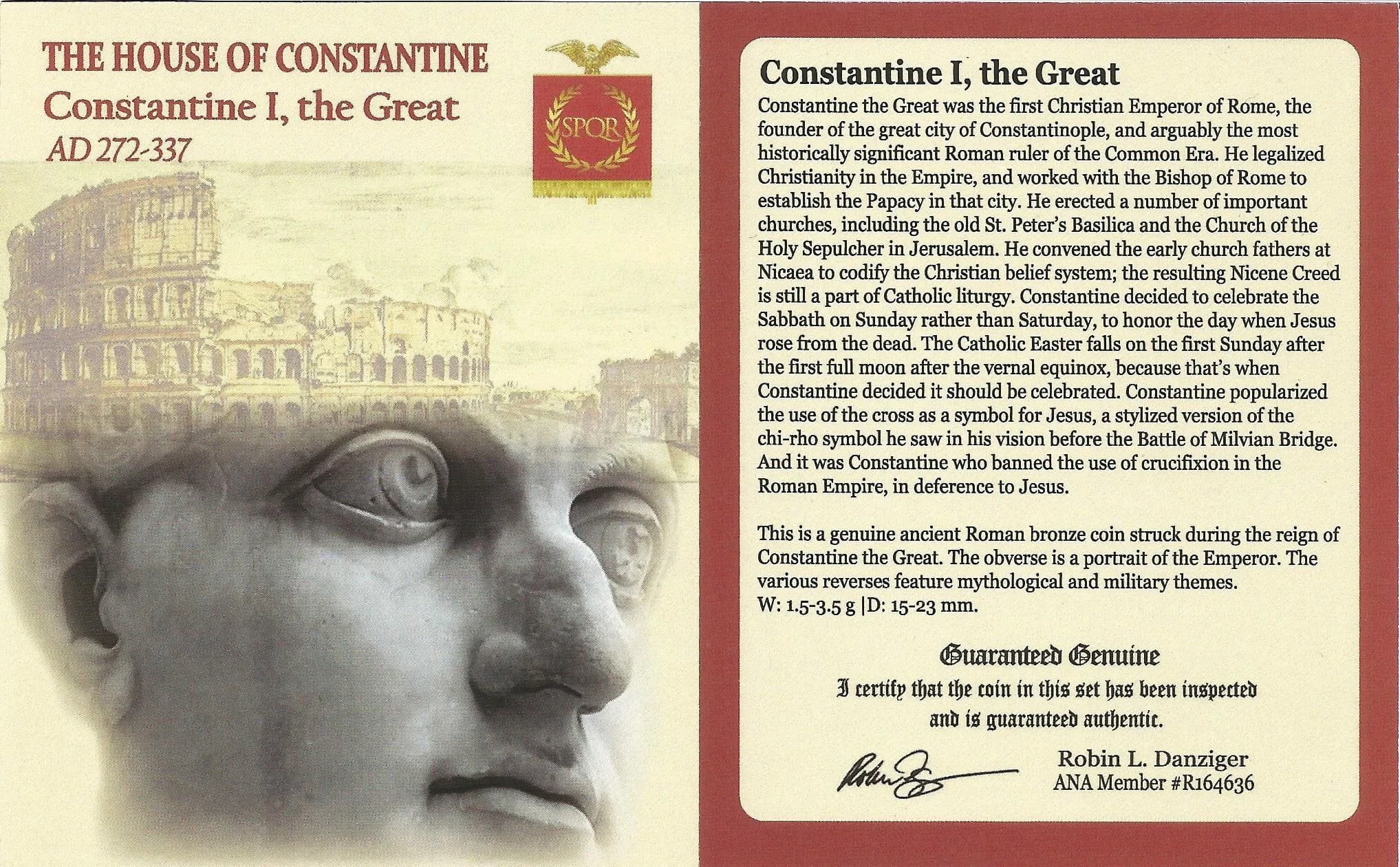 NGC-Certified Roman Coin: CONSTGRT(AE3) LM, Grade VF - Image 4