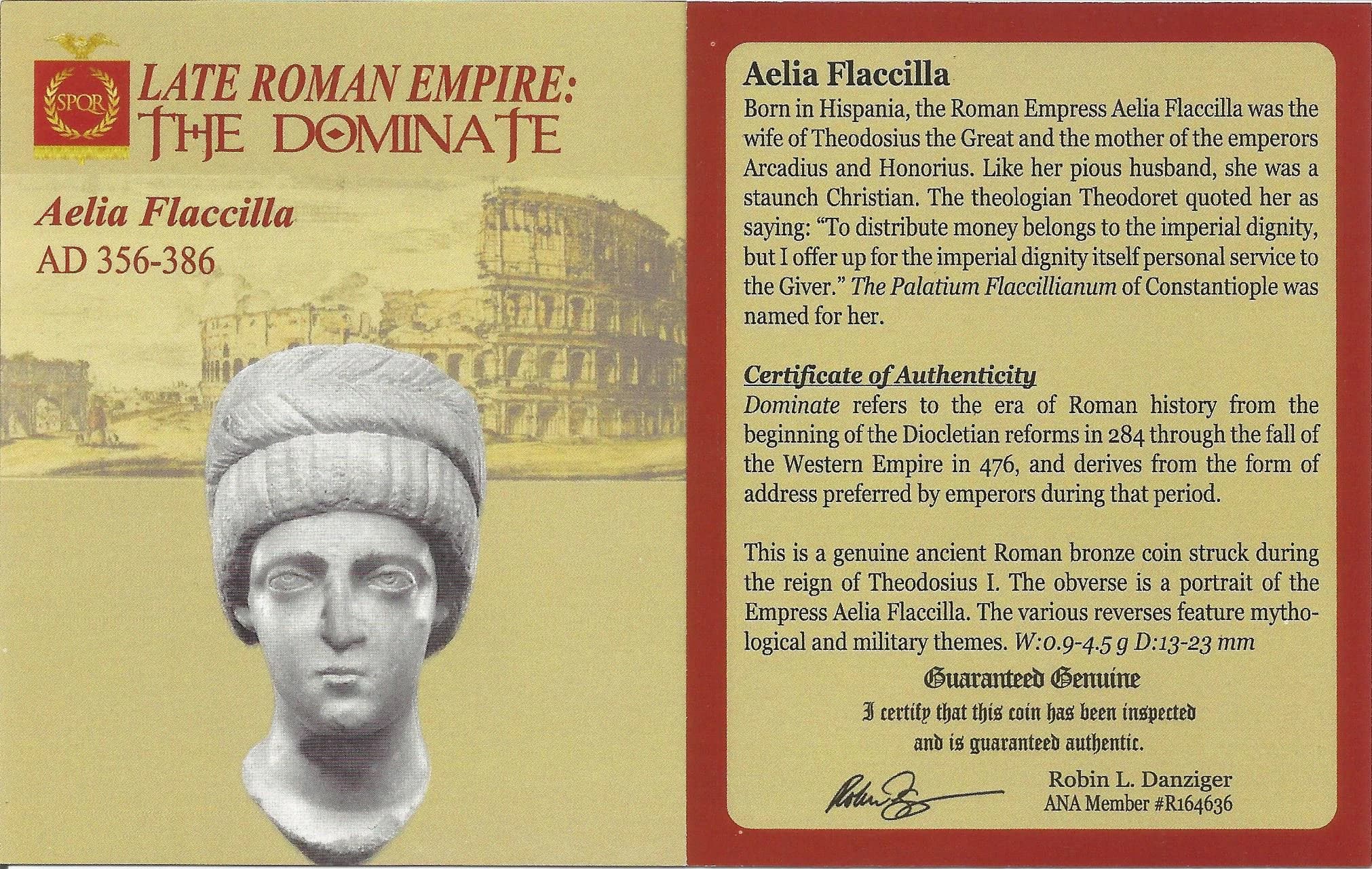 NGC-Certified Roman Coin: Aelia Flacilla, AE4, Grade VF - Image 4