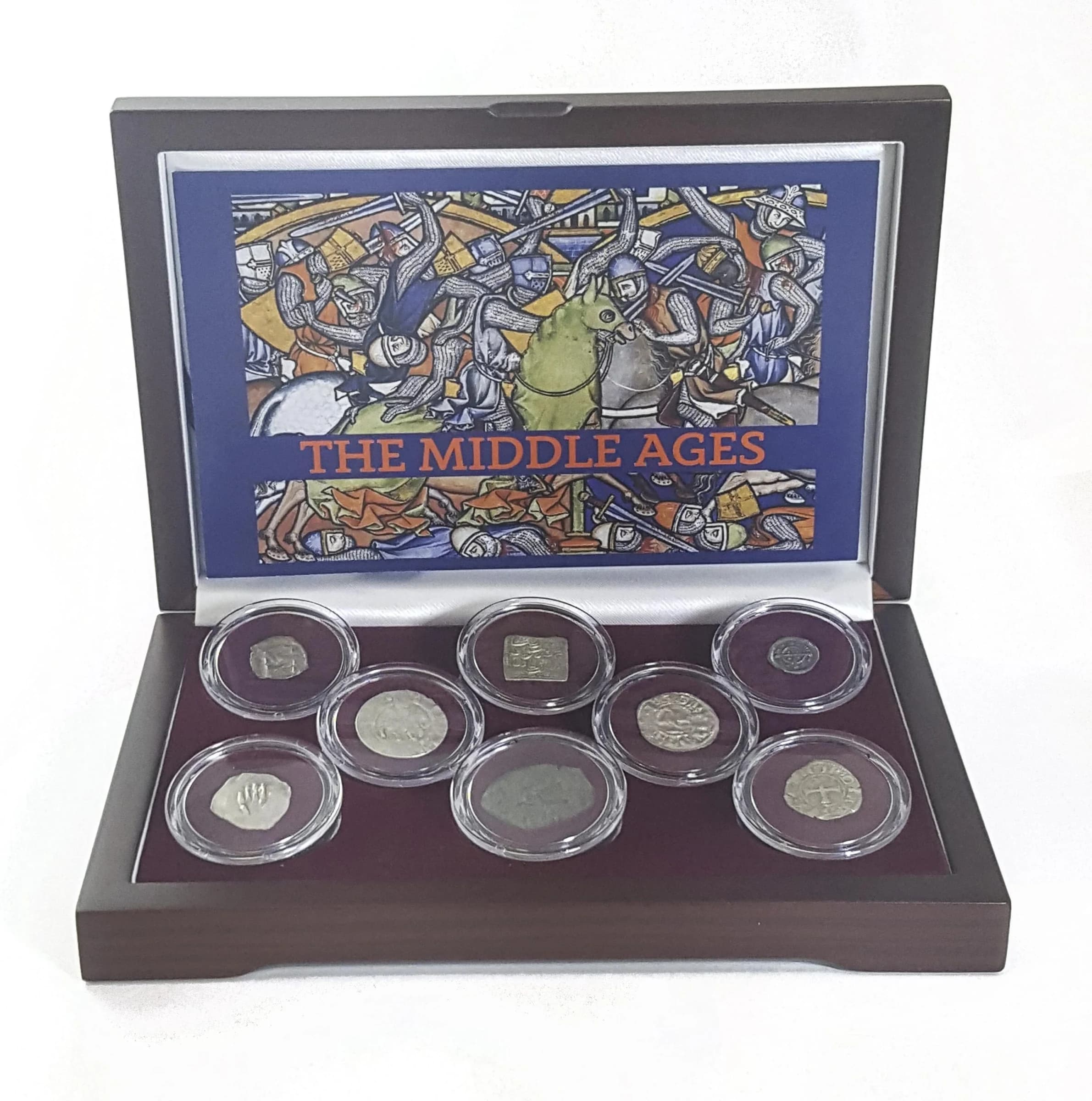 Middles Ages: 8 Silver Coins (Eight-Coin Box) - Image 2