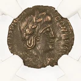 NGC-Certified Roman Coin: Theodora, AE4, Grade XF - Image 3