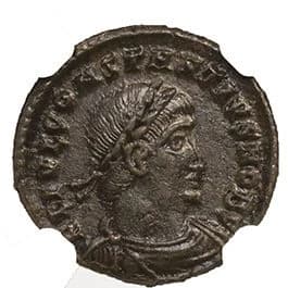 NGC-Certified Roman Coin: CONSTIUS2ND(AE3), Grade AU - Image 3