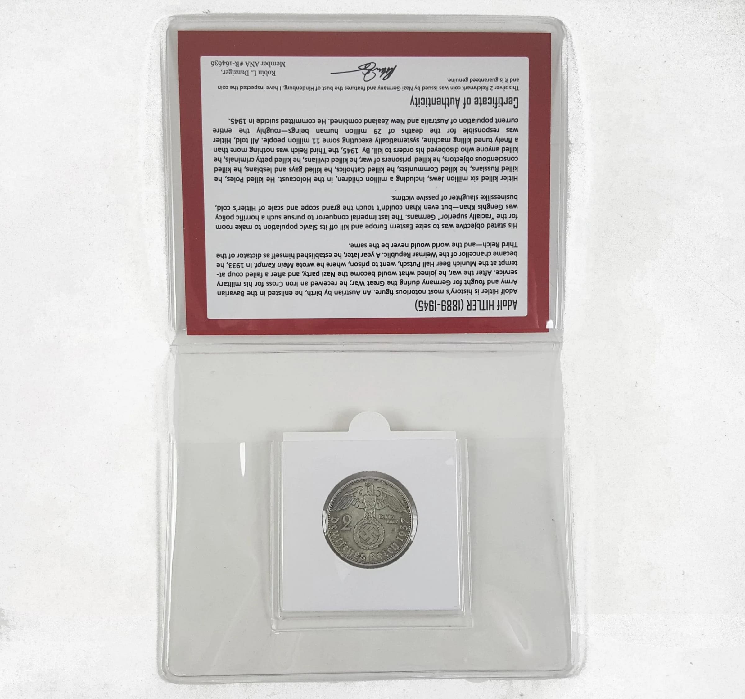 Hitler: One Silver Coin (Mid-Sized Album) - Image 3