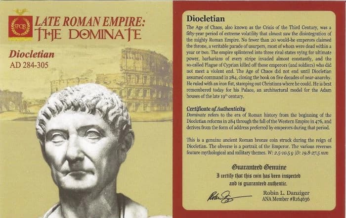 NGC-Certified Roman Coin: DIOCLETIAN(AE1), Grade CH-VF - Image 2