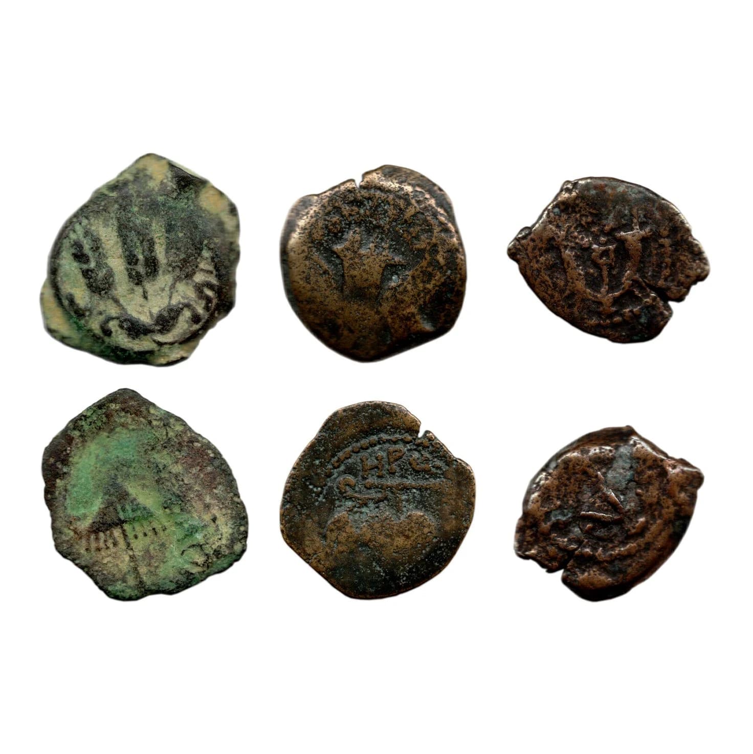Herod Dynasty: Three Judaean Bronze Coins of the Biblical Holy Land (Three-Coin Box) - Image 3