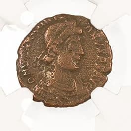 NGC-Certified Roman Coin: VALENTINIAN1ST(AE3), Grade F - Image 3
