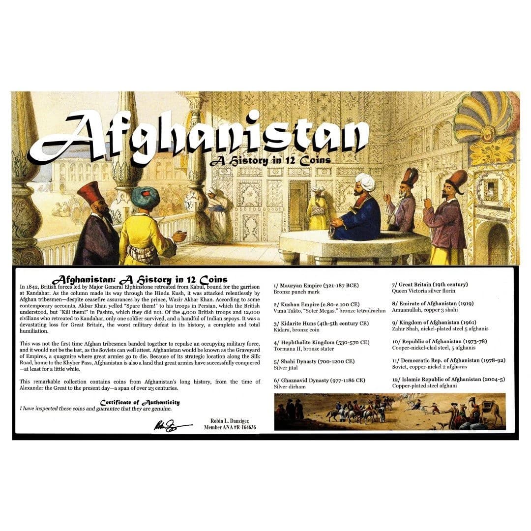 Afghanistan: A History in Coins (Twelve-Coin Boxed Set) - Image 3