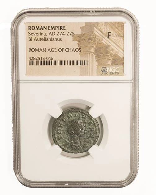 NGC-Certified Roman Coin: Severina, ANT, Grade F - Image 2