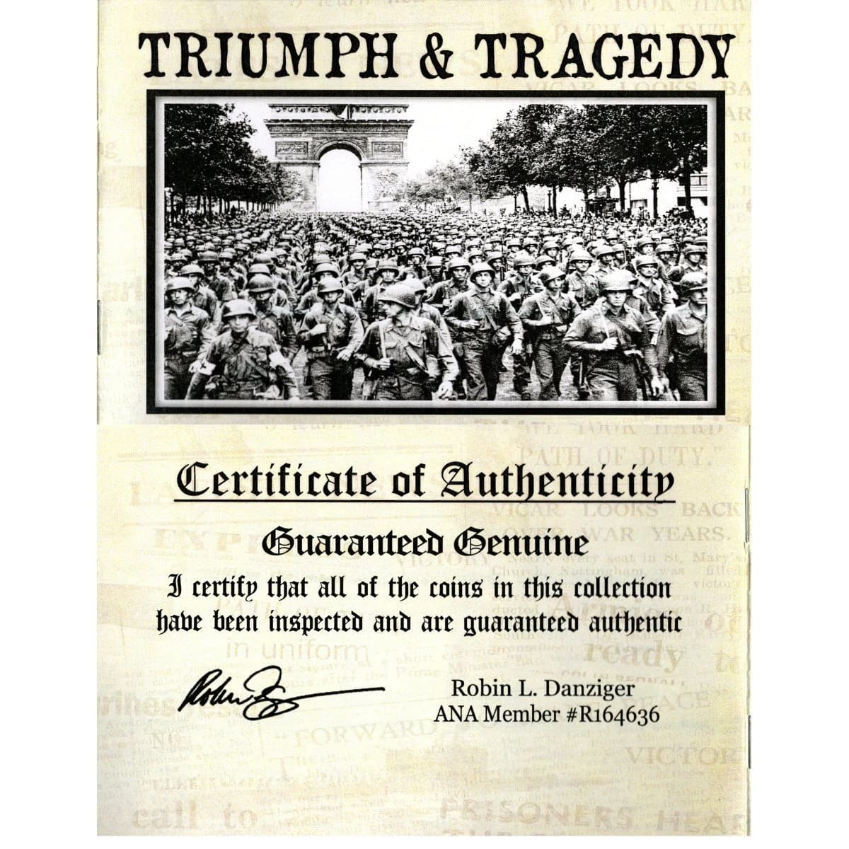 Triumph & Tragedy Box: The Second World War European Theater (WWII) (Eight-Coin Box) - Image 3
