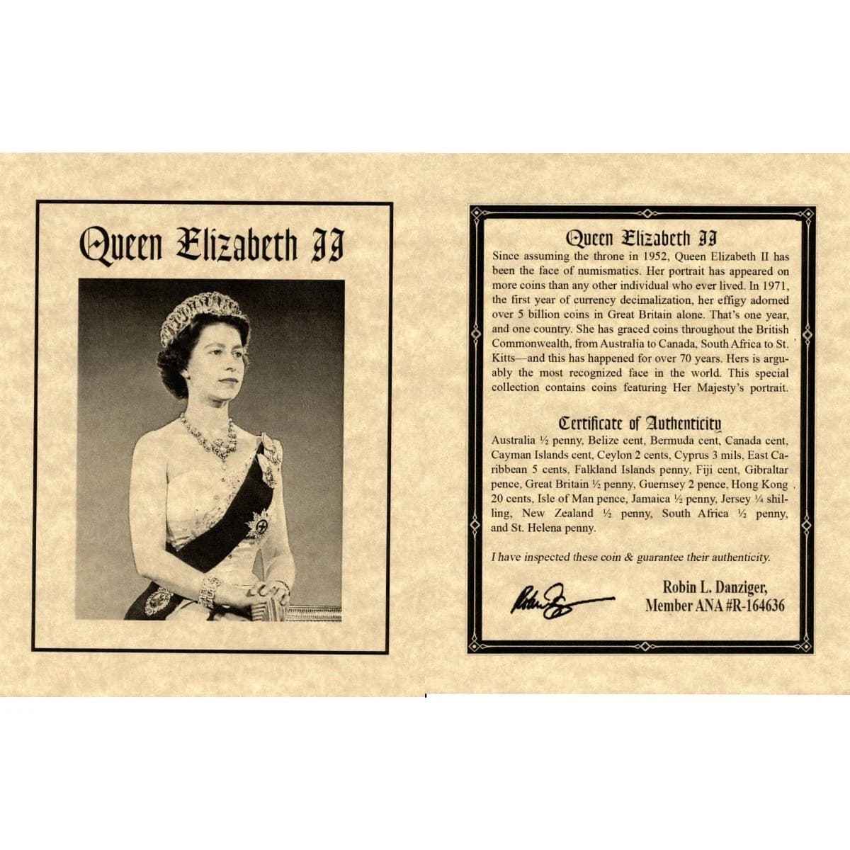 Queen Elizabeth II: A Collection of 20 Portrait Coins (Twenty-Coin Boxed Set) - Image 3