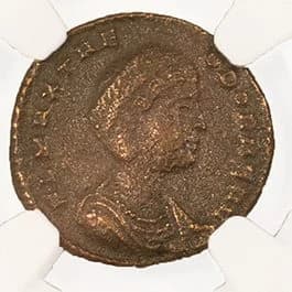 NGC-Certified Roman Coin: Theodora, AE4, Grade VF - Image 3