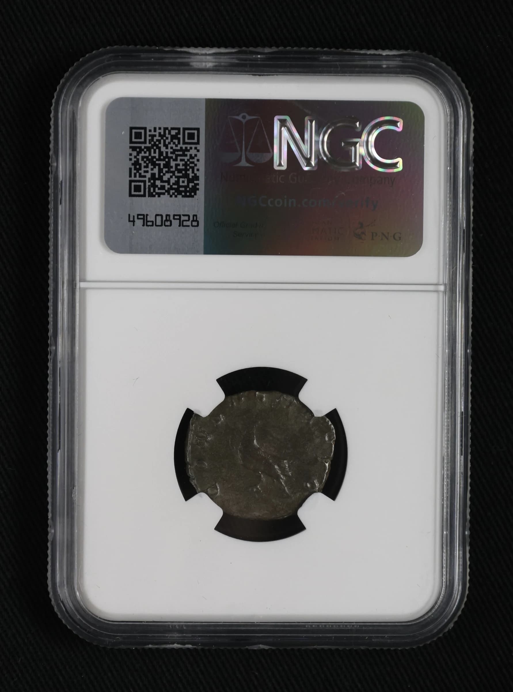 NGC-Certified Roman Coin: VALERIAN2ND(AR), Grade CH-VF - Image 2