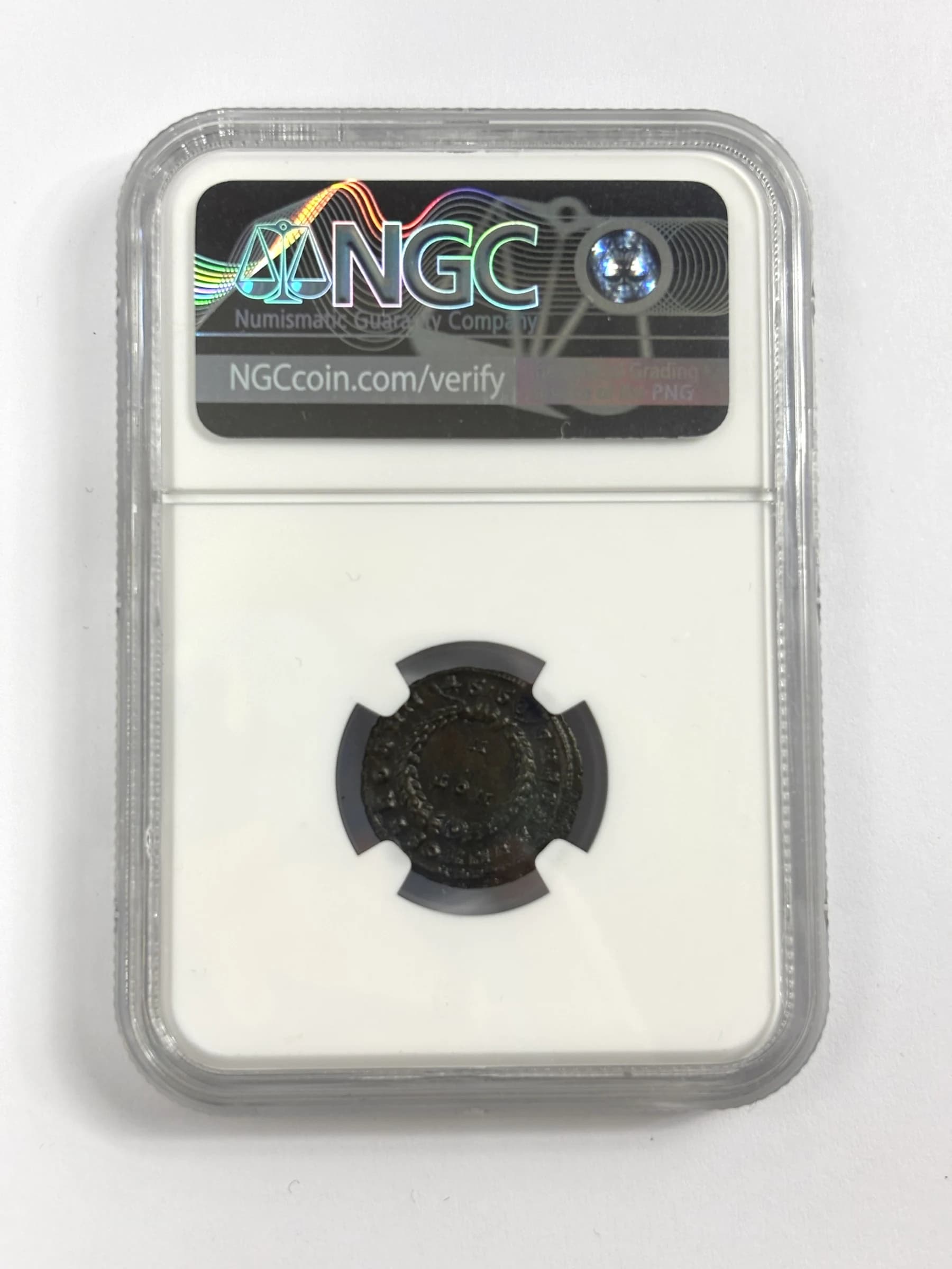 NGC-Certified Roman Coin: Crispus, AE3, Grade CH-XF - Image 2