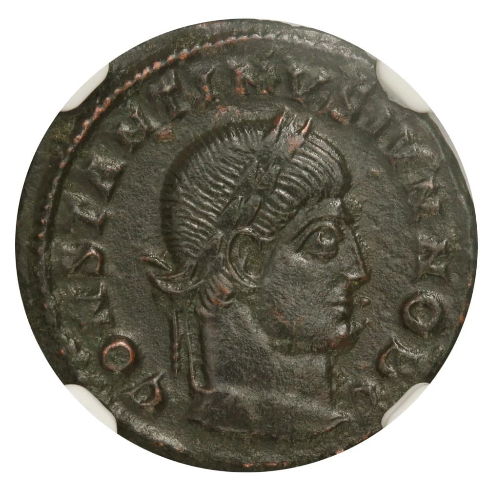 NGC-Certified Roman Coin: CONSTINE2ND(AE3/4), Grade AU - Image 3