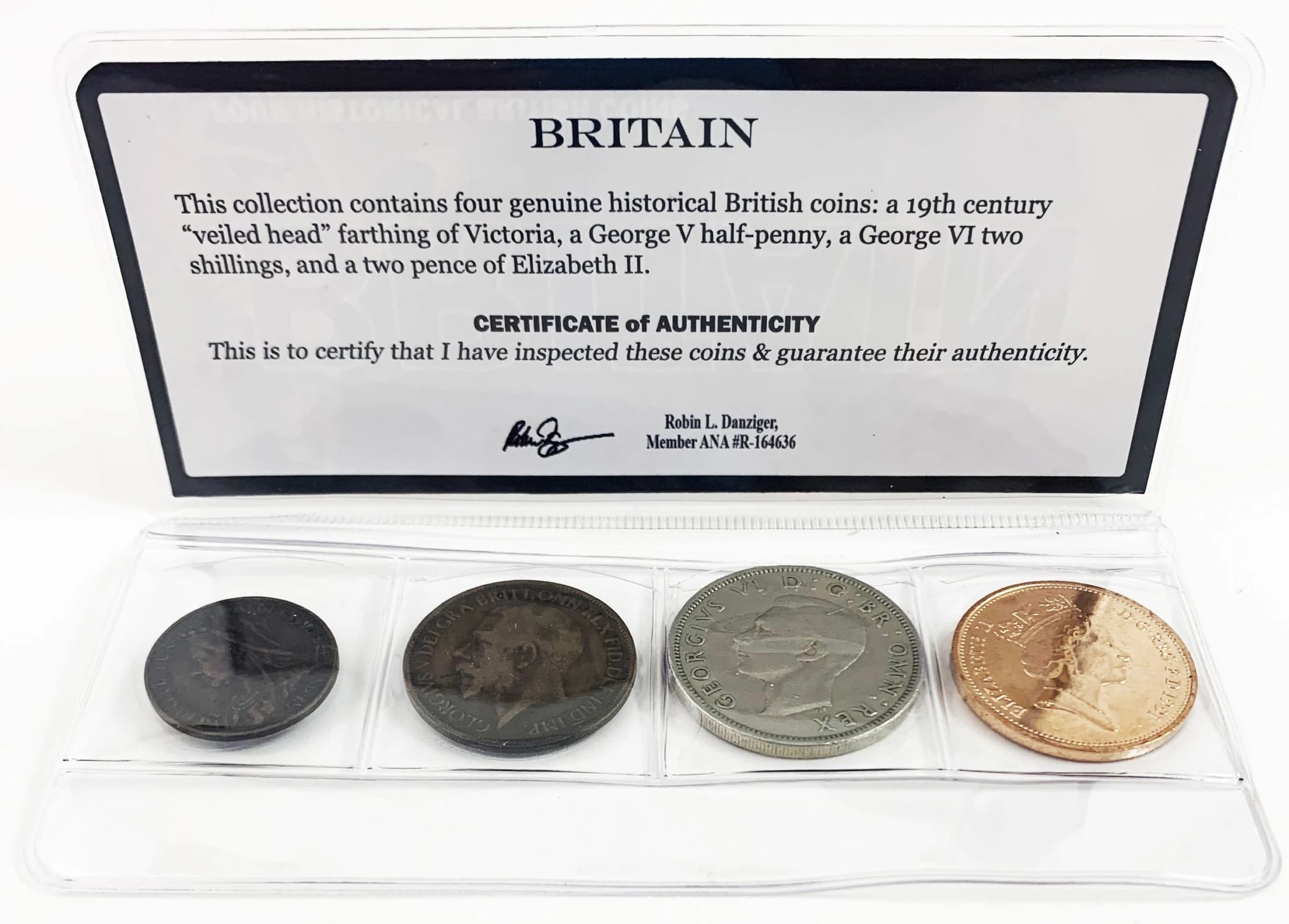 Britain: Four Historical British Coins (mini) - Image 3