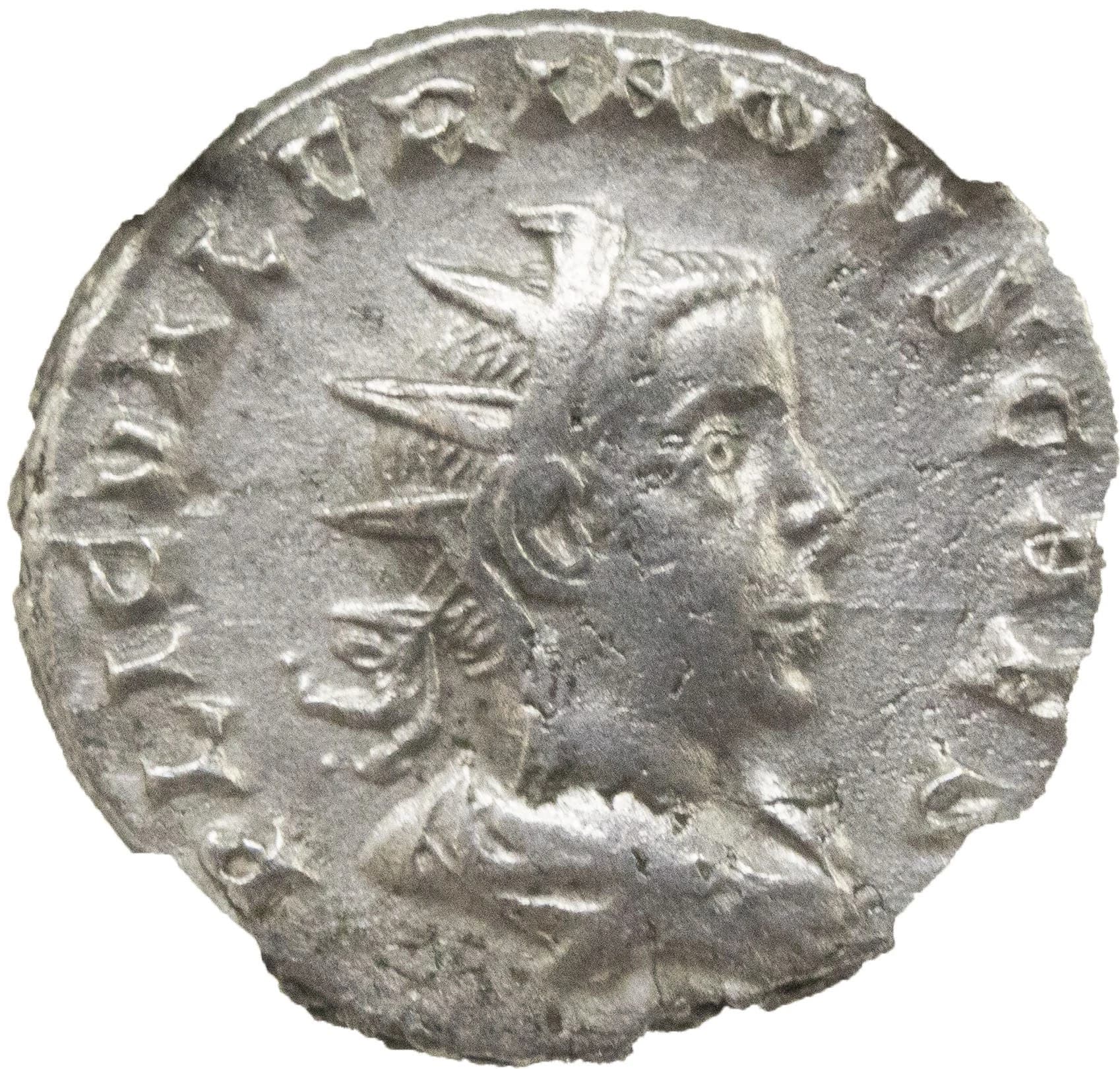 NGC-Certified Roman Coin: VALERIAN2ND(AR), Grade VF - Image 3
