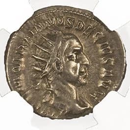 NGC-Certified Roman Coin: Trajan Decius, ANT, Grade XF - Image 3