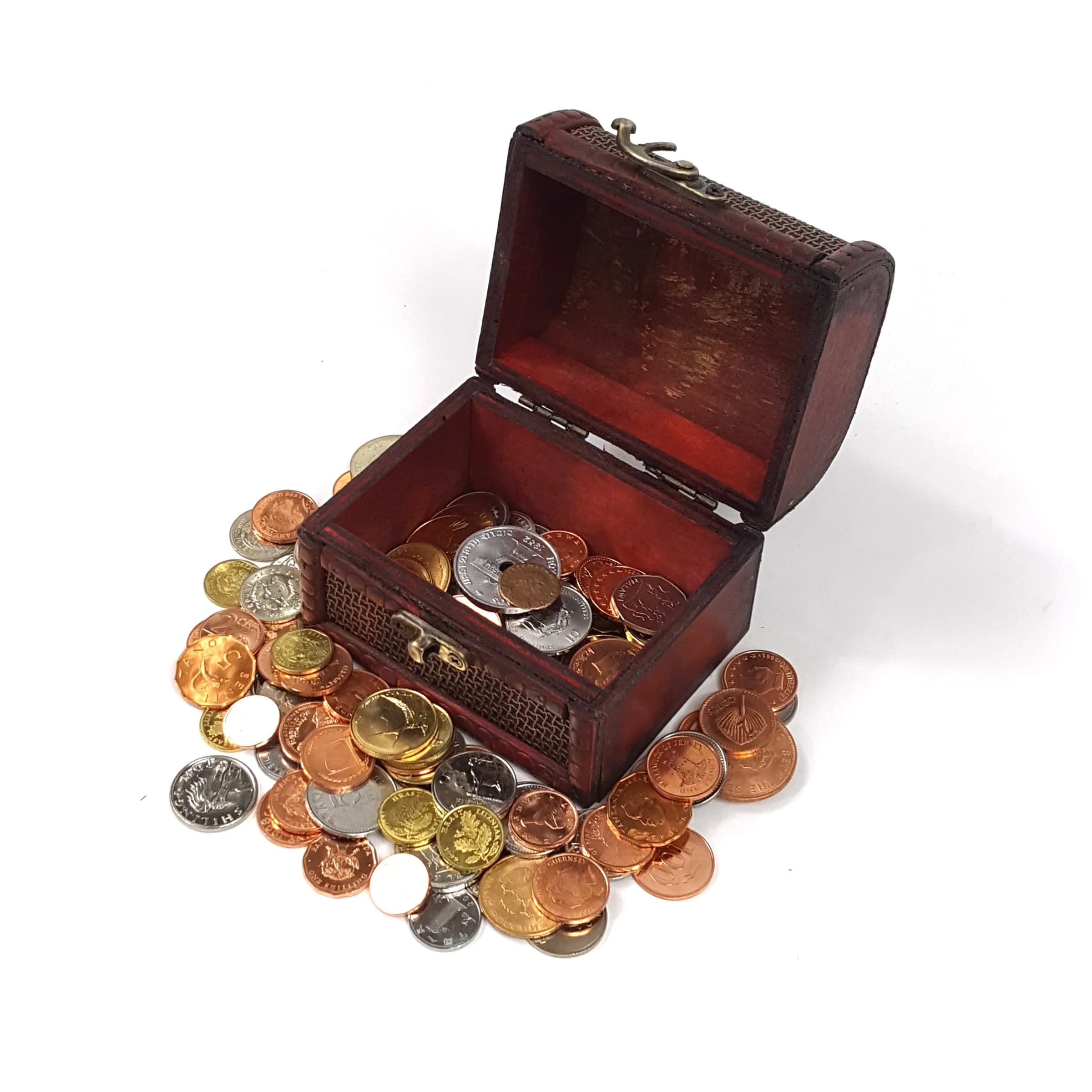 Treasure Box: One pound of mixed world coins PLUS one ancient Roman bronze - Image 5