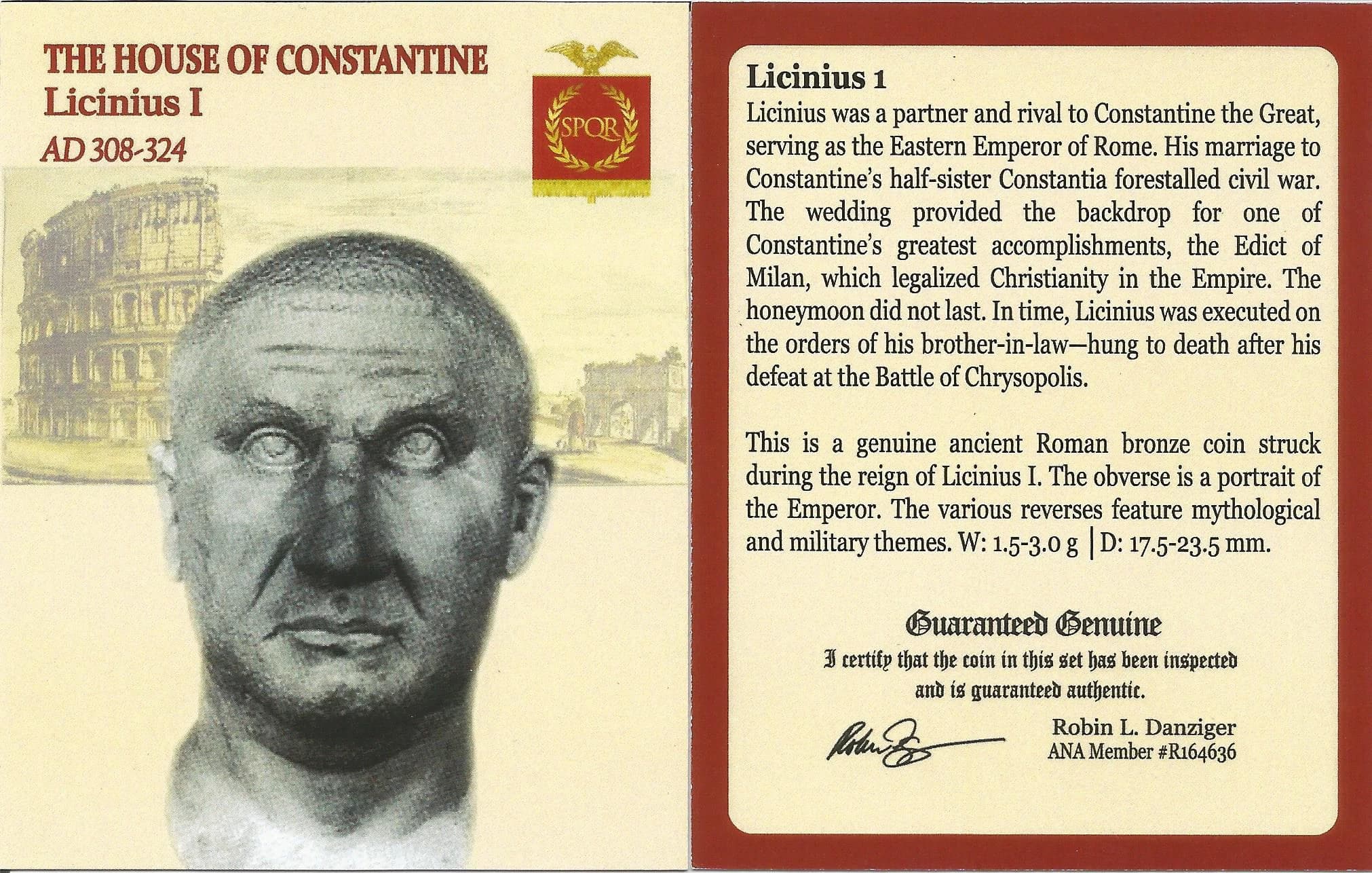 NGC-Certified Roman Coin: LICINIUS1ST(JOVI), Grade XF - Image 4