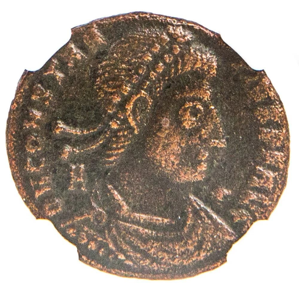 NGC-Certified Roman Coin: Vetranio, AE3, Grade VF - Image 3