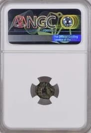 NGC-Certified Roman Coin: THEODOSIUS2ND(AE4), Grade CH-F - Image 2