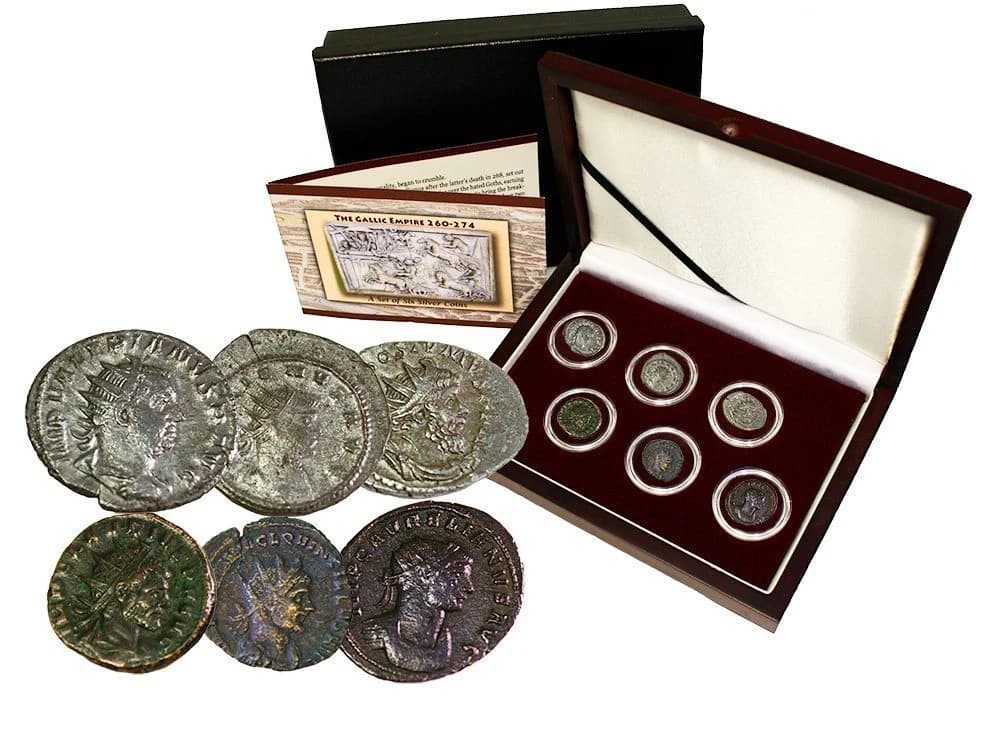 The Fracture of Imperial Rome: Gallic Empire (Six-Coin Box) - Image 2