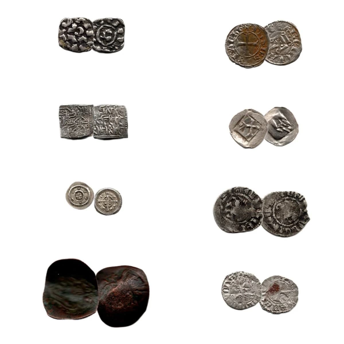Middles Ages: 8 Silver Coins (Eight-Coin Box) - Image 3