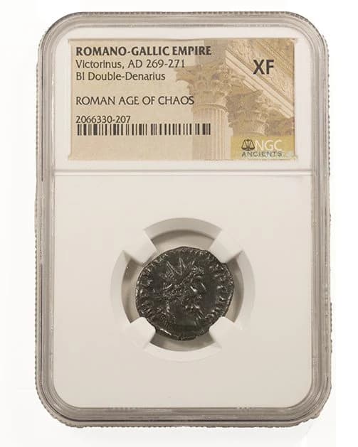 NGC-Certified Roman Coin: VICTORINUS(ANT), Grade F - Image 2