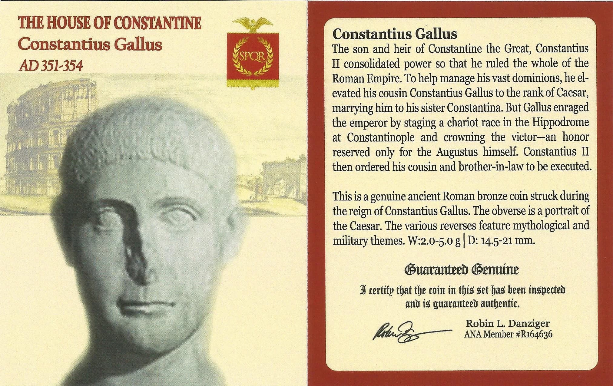 NGC-Certified Roman Coin: CONSTANGALL, Grade LG - Image 5
