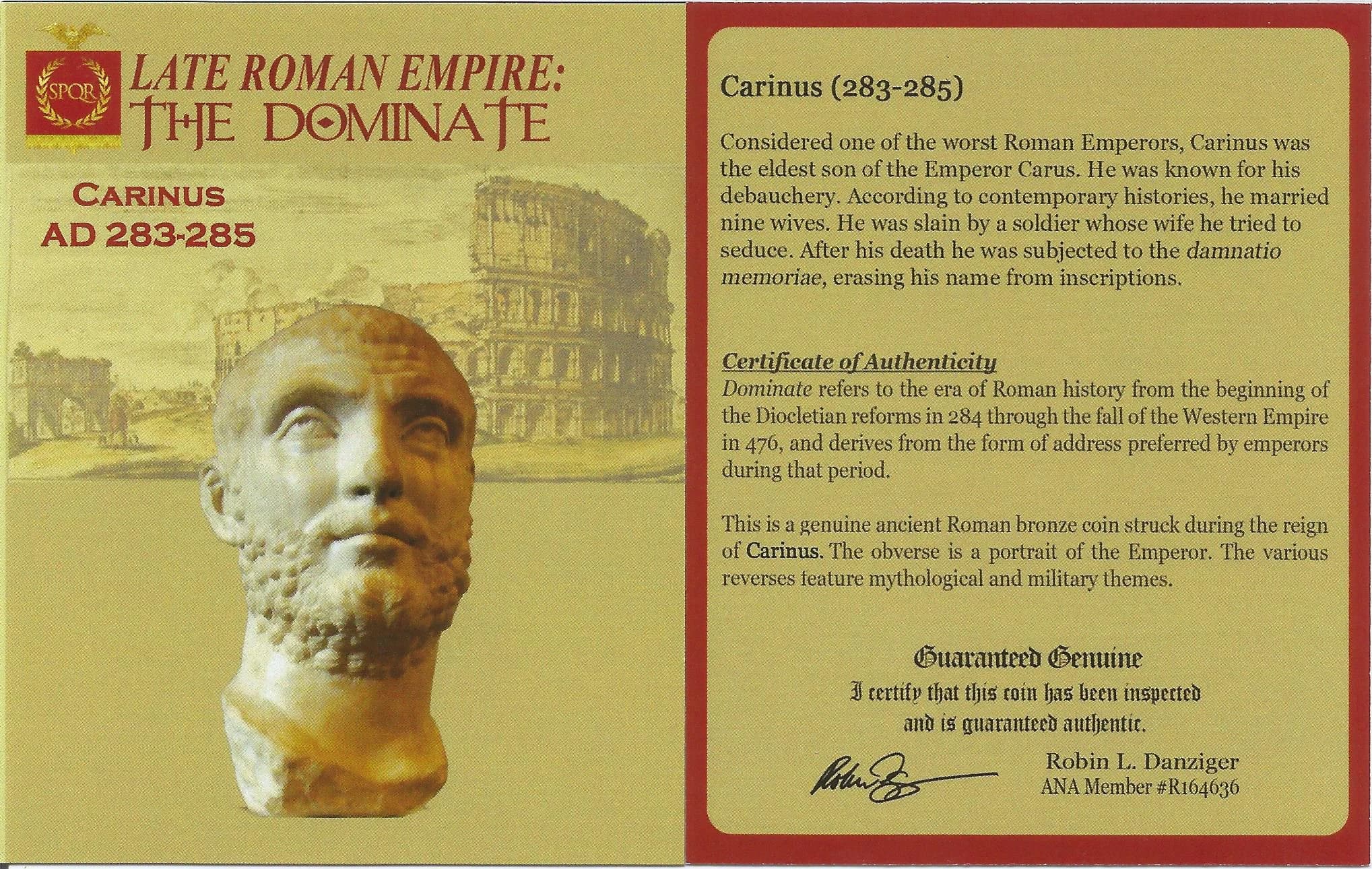 NGC-Certified Roman Coin: Carinus, ANT, Grade VF - Image 4