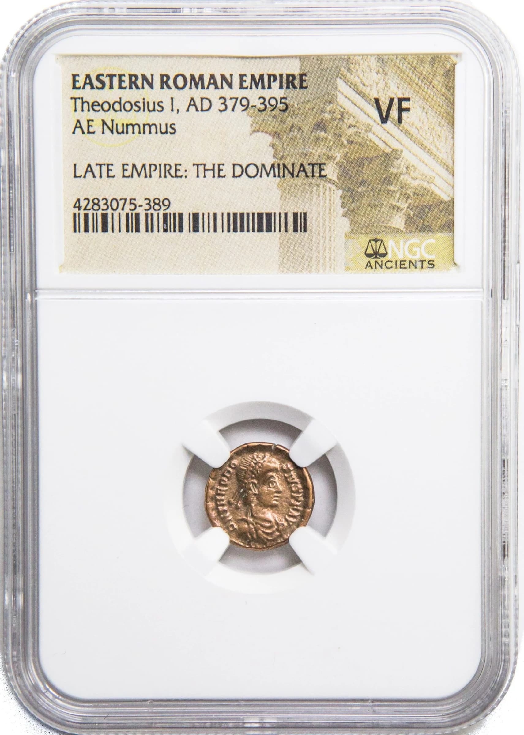 NGC-Certified Roman Coin: THEODOSIUS1ST(AE4), Grade VF - Image 2