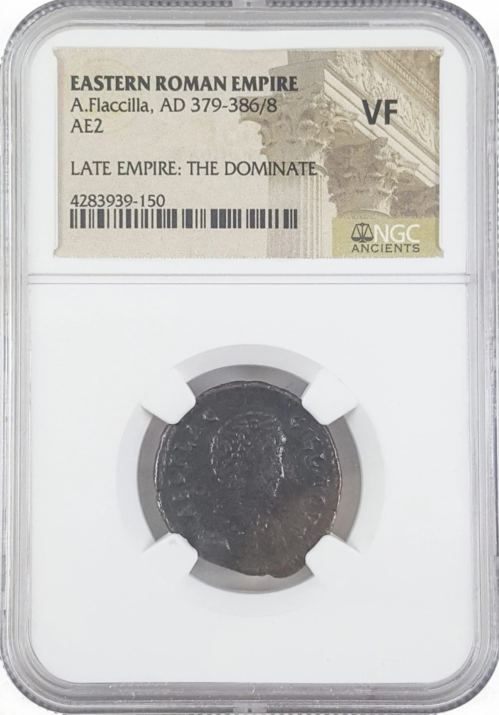 NGC-Certified Roman Coin: Aelia Flacilla, AE2, Grade VF - Image 2