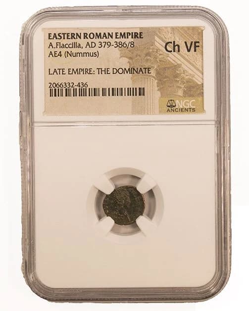 NGC-Certified Roman Coin: Aelia Flacilla, AE4, Grade VF - Image 2