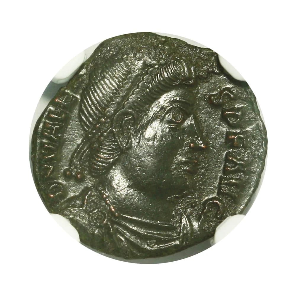 NGC-Certified Roman Coin: Valens, AE3, Grade AU - Image 3