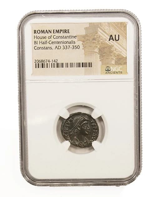 NGC-Certified Roman Coin: Constans, AE3/4, Grade AU - Image 2