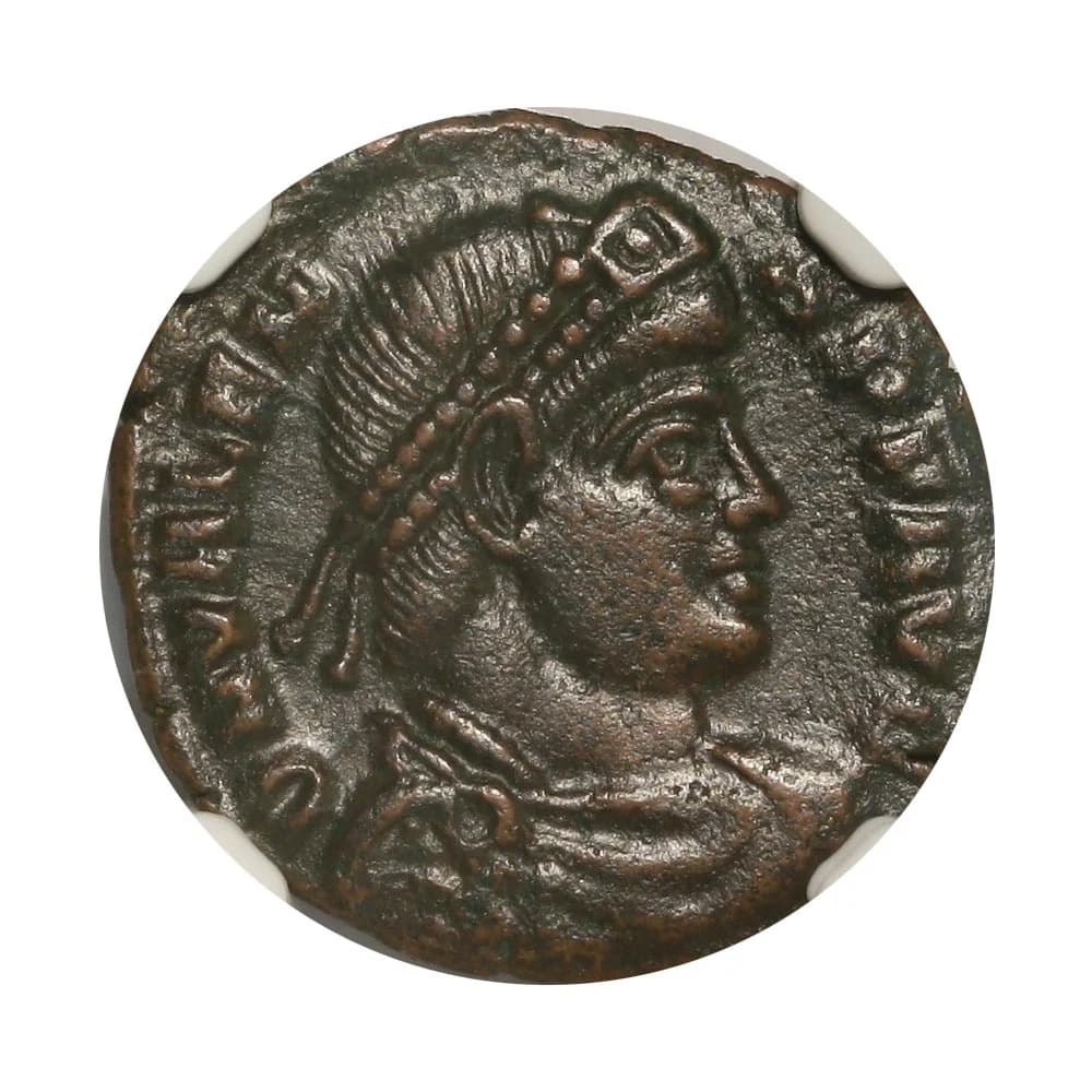 NGC-Certified Roman Coin: Valens, AE3, Grade XF - Image 3