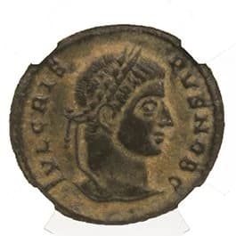 NGC-Certified Roman Coin: Crispus, AE3, Grade XF - Image 3