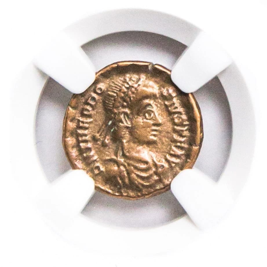 NGC-Certified Roman Coin: THEODOSIUS1ST(AE4), Grade VF - Image 3