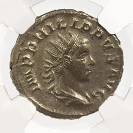 NGC-Certified Roman Coin: PHILIP2ND(AR), Grade VF - Image 3