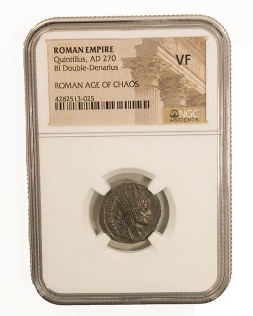 NGC-Certified Roman Coin: Quintillus, ANT, Grade VF - Image 2
