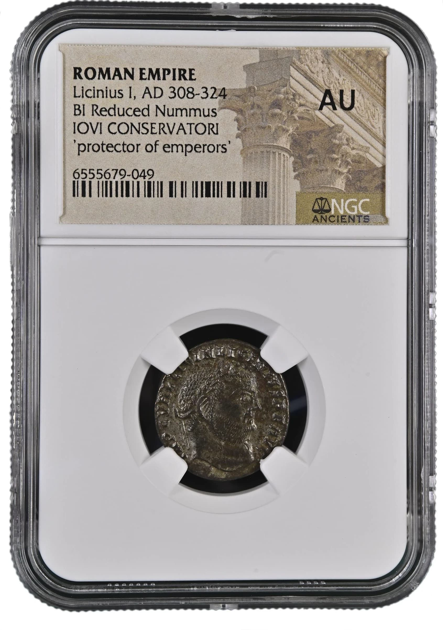 NGC-Certified Roman Coin: LICINIUS1ST(JOVI), Grade AU - Image 2