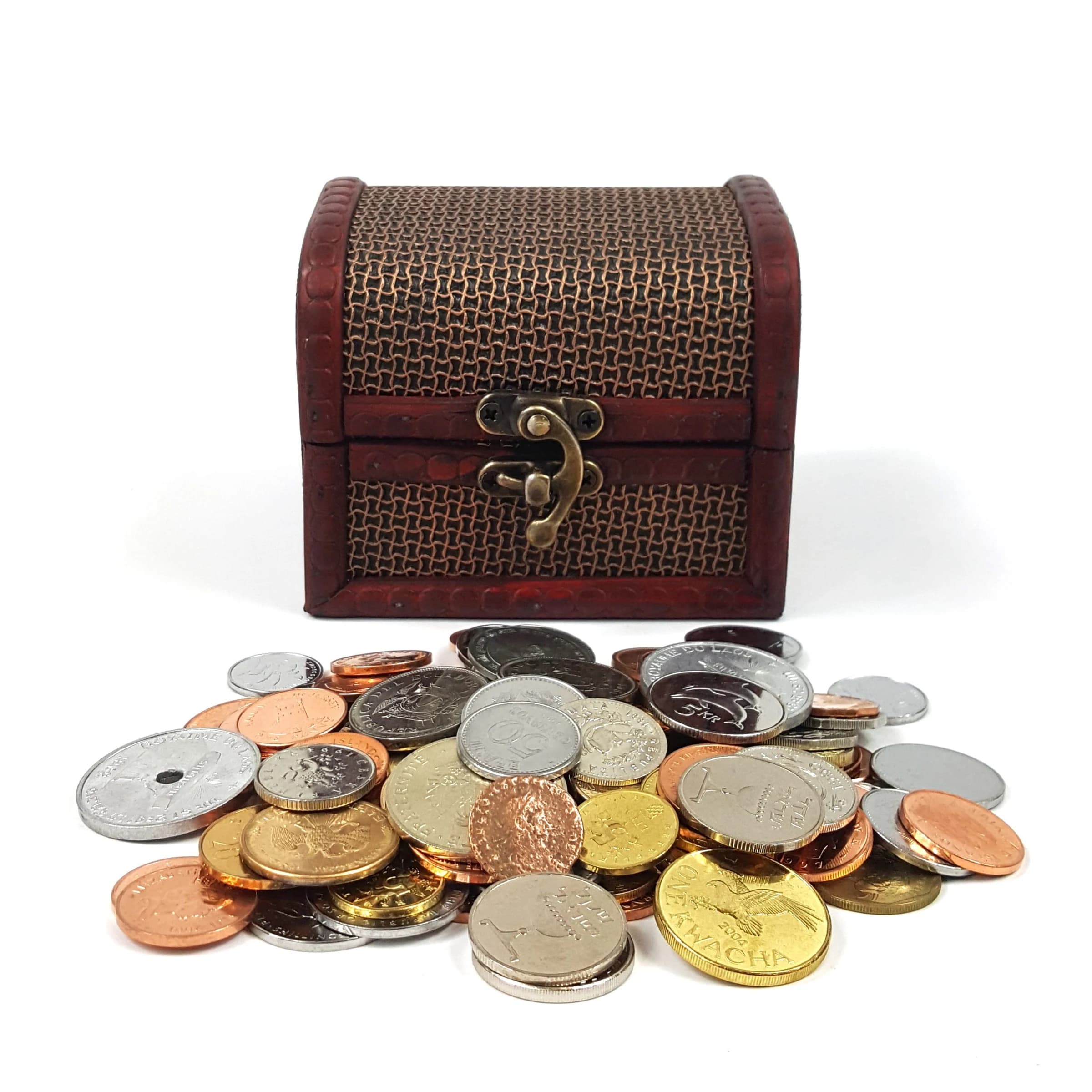 Treasure Box: One pound of mixed world coins PLUS one ancient Roman bronze - Image 4
