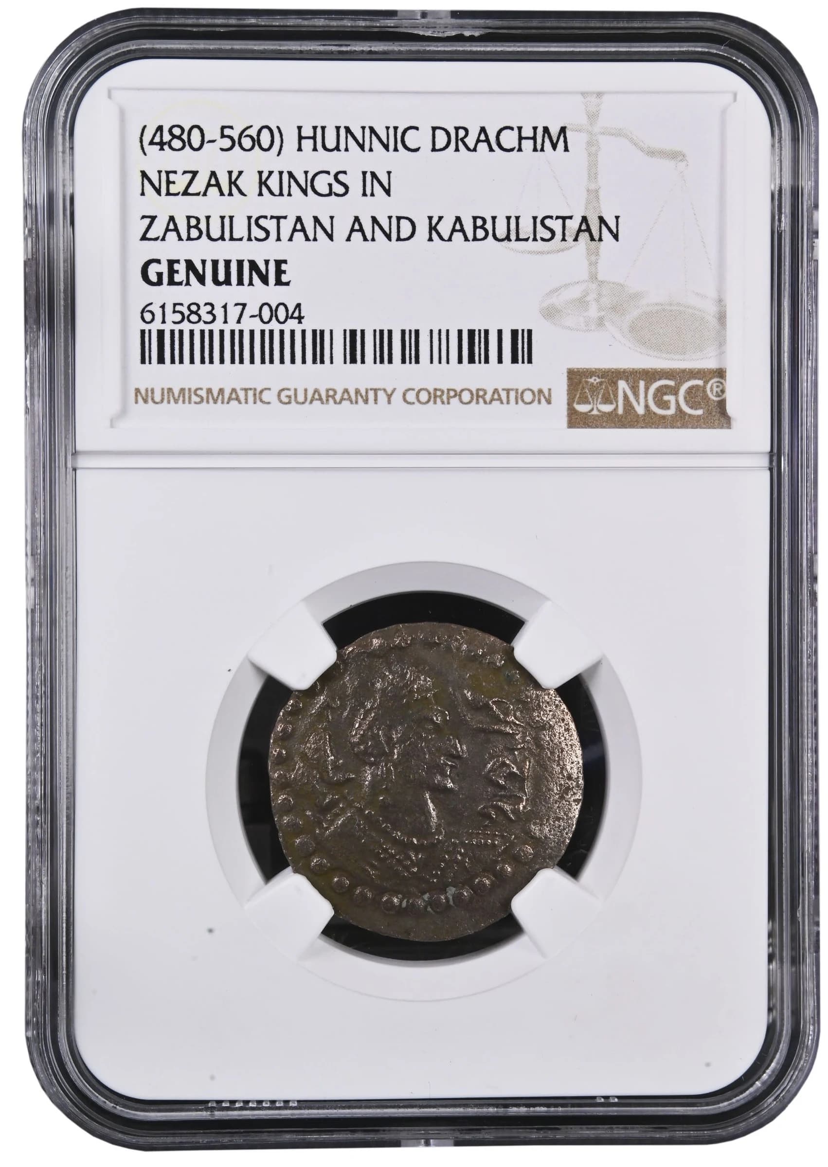 NGC-Certified Roman Coin: NEZAK HUNNIC, Grade LG - Image 2