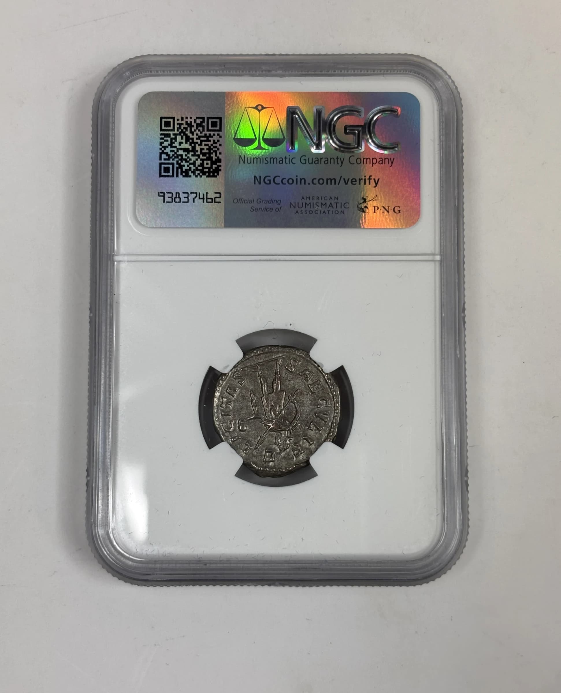 NGC-Certified Roman Coin: Postumus, Ag ANT, Grade CH-VF - Image 2