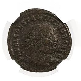 NGC-Certified Roman Coin: CONSTIUS1ST(AE1), Grade F - Image 3