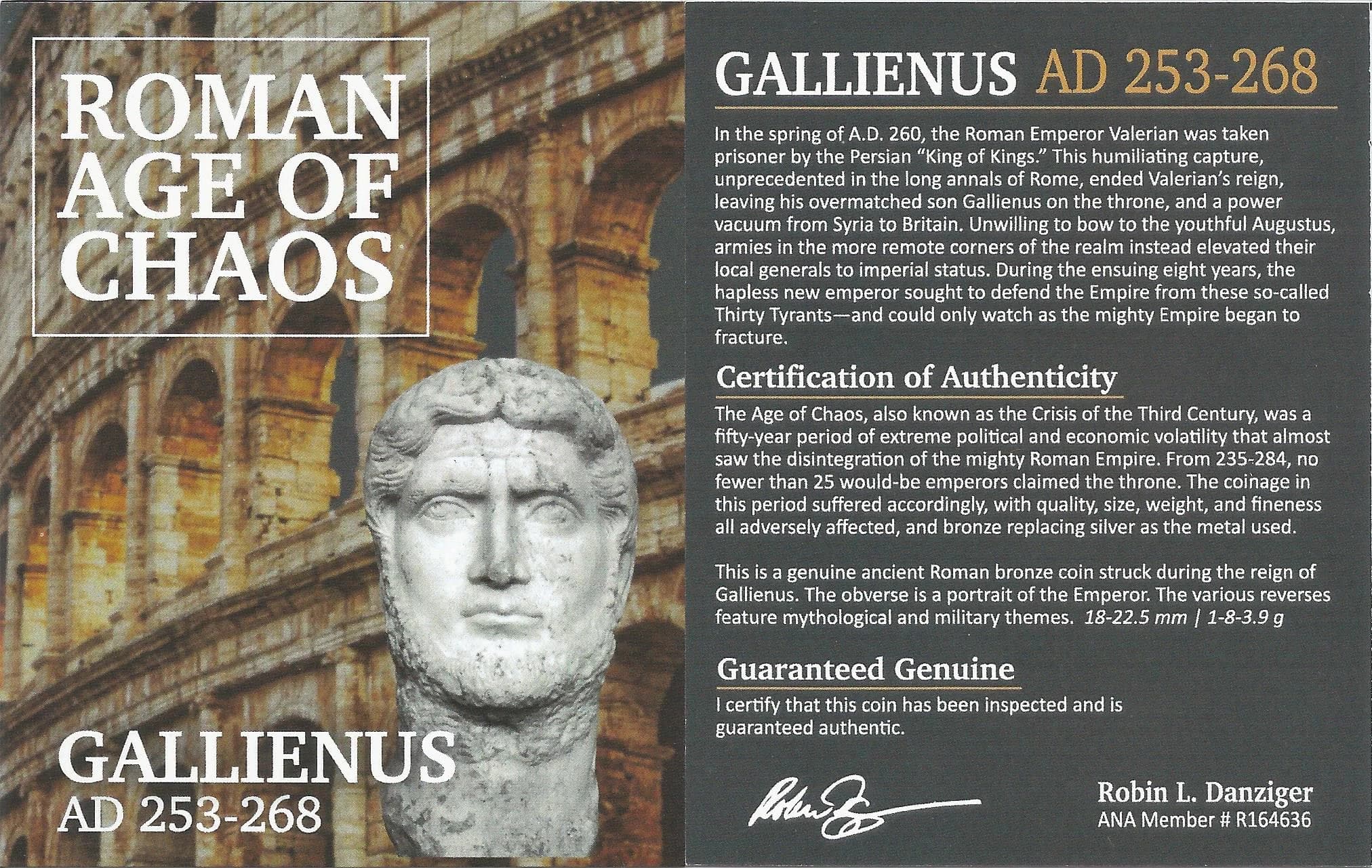 NGC-Certified Roman Coin: Gallienus, ANT, Grade VF - Image 4