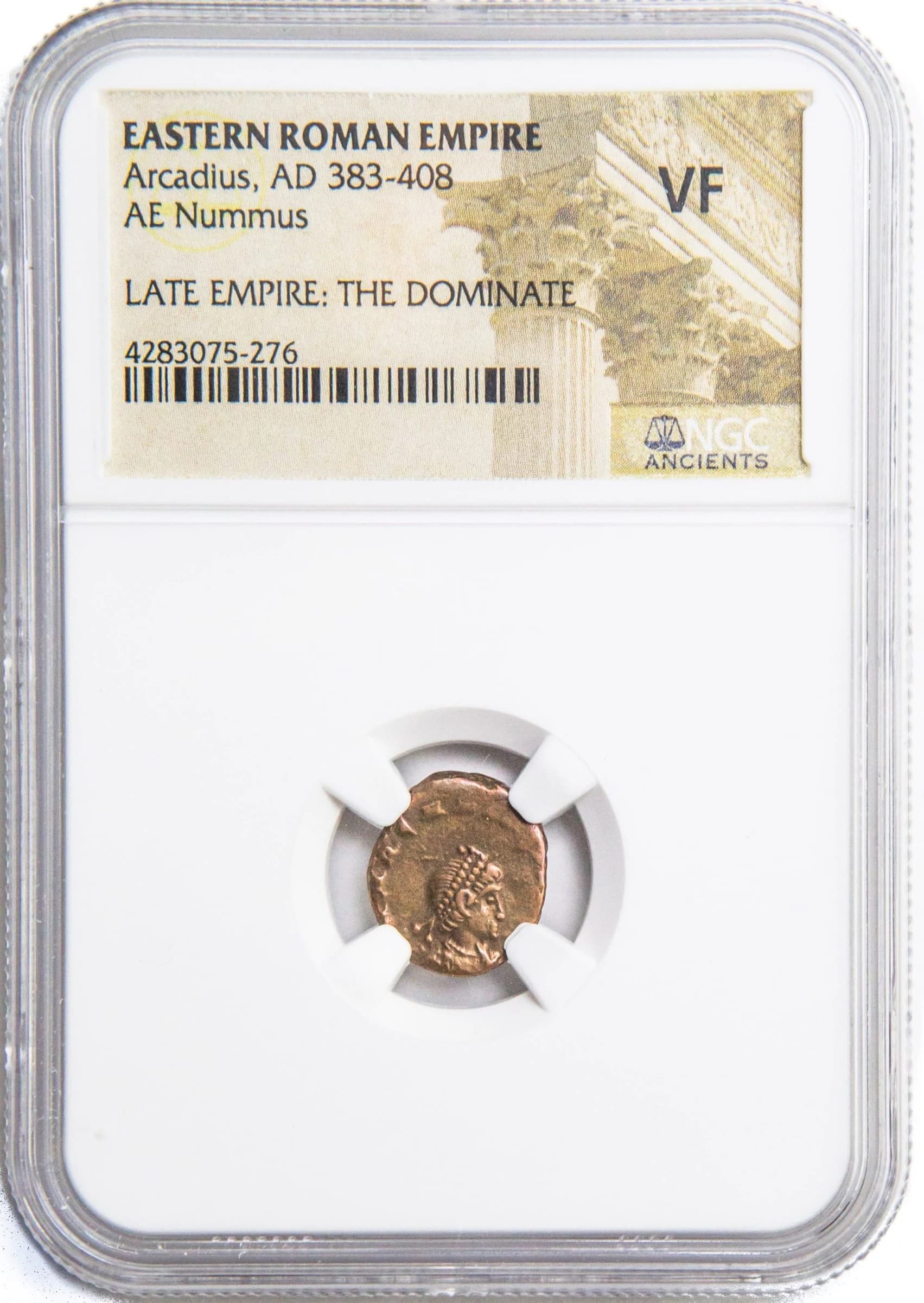 NGC-Certified Roman Coin: Arcadius, AE4, Grade VF - Image 2