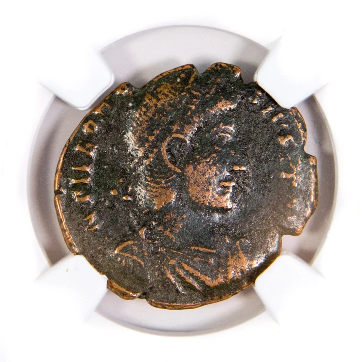 NGC-Certified Roman Coin: THEODOSIUS1ST(AE2), Grade F - Image 3