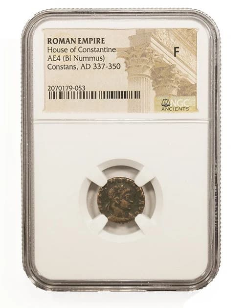 NGC-Certified Roman Coin: Constans, AE3/4, Grade F - Image 2