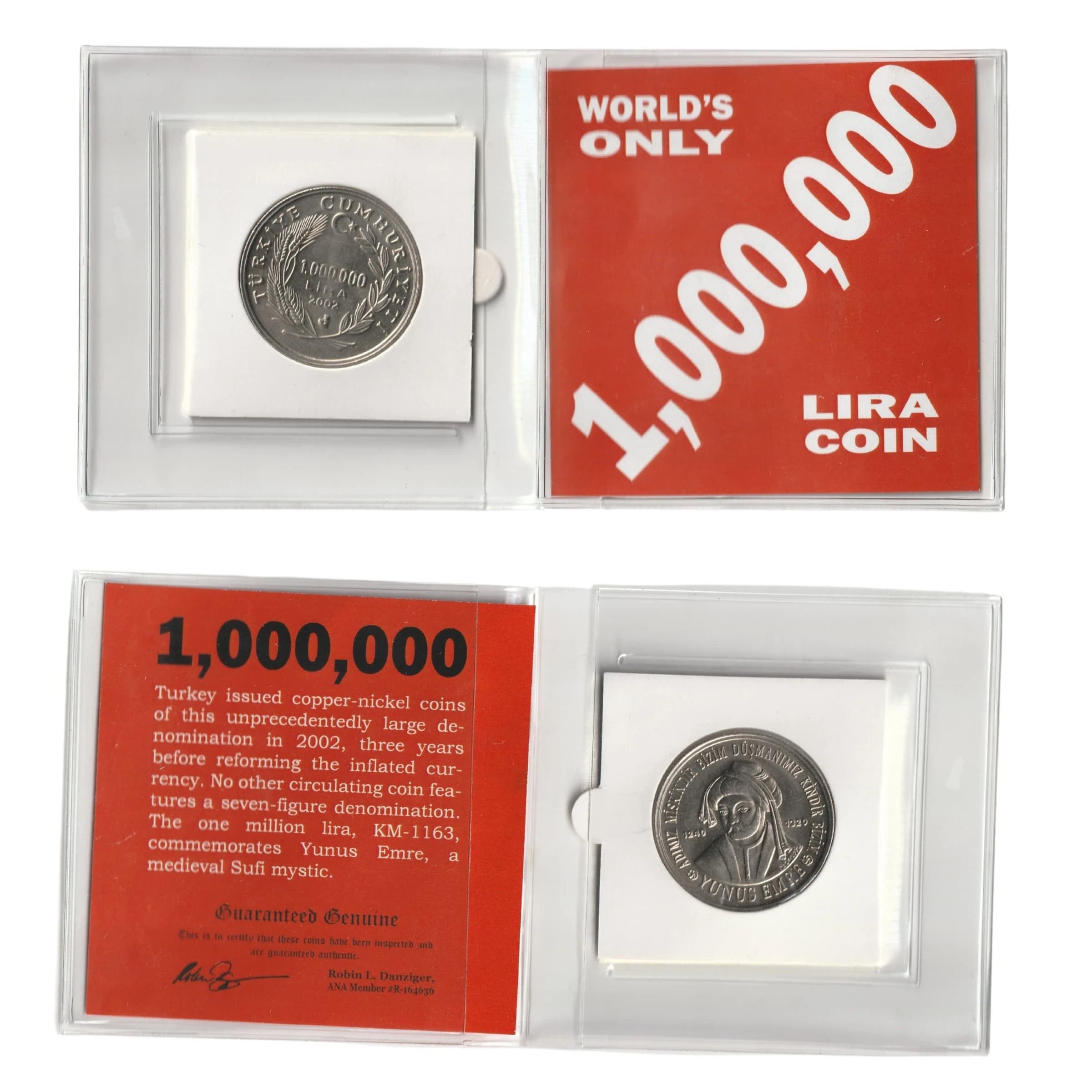 World's Only 1,000,000 Lira Coin (Mini Album) - Image 2