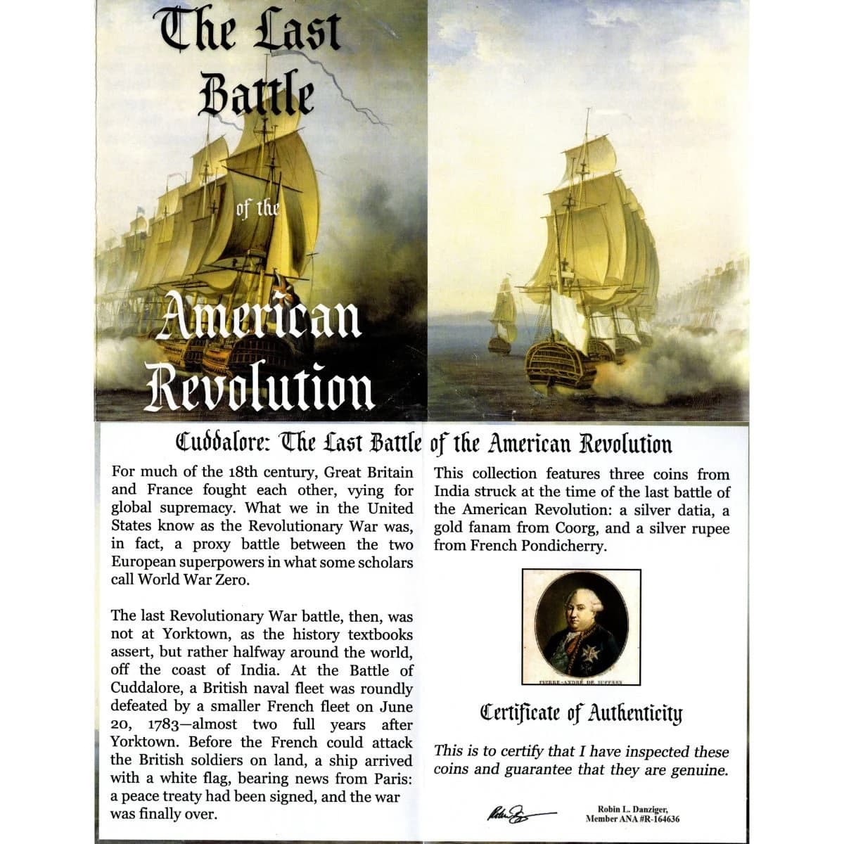 The Last Battle of the American Revolution (3-coin boxed collection) - Image 3